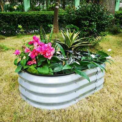 60 x 90CM Fast Assembly Sliver Raised Garden Beds