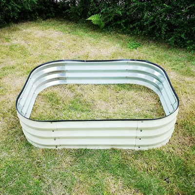 90 x 120CM Fast Assembly Creme Raised Garden Beds