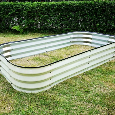 90 x 180CM Fast Assembly Creme Raised Garden Beds